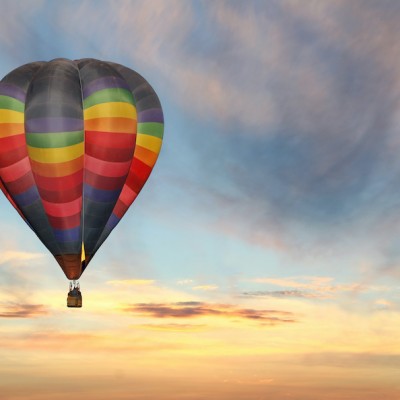 Hot Air Balloon Sunset