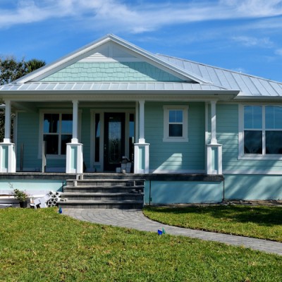 Light Teal House