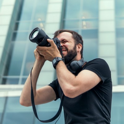 Male Photographer With Beard