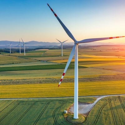 Windmill In Field